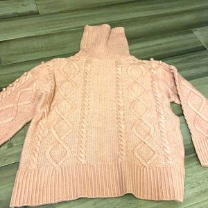Kate spade cable sweater pink size M